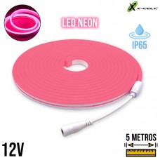 Fita Led Neon 12V IP65 XC-2835-6 X-Cell - Rosa